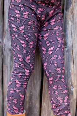 Dyrcheetah Leggings Grey Viola Flutter
