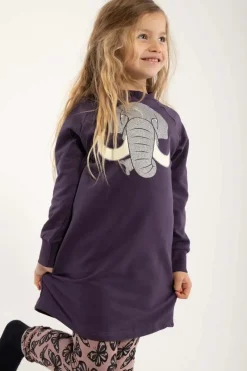 Dyrfurry Sweat Dress Black Mauve Mammut
