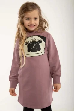 Dyrfurry Sweat Dress Clay Viola Mopslys