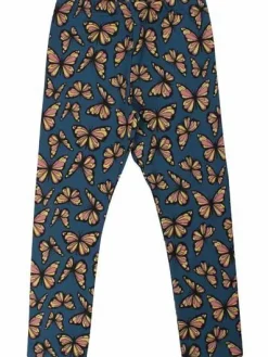 Dyrtundra Leggins Dk Blue Flutter