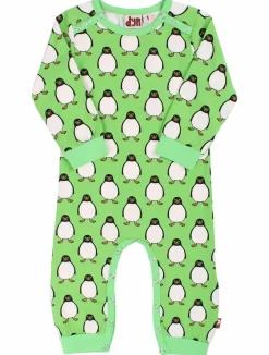 Dyrtweet Suit Aop/Strib Bright Green Pingviner