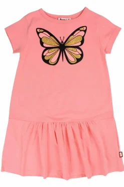Dyrzanzi Dress Coral Sommerfugl