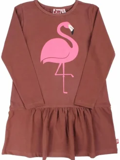 Dyrzanzi Dress Ls Beige Rose Flamingo