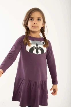 Dyrzanzi Dress Ls Grey Mauve Vaskebjoern