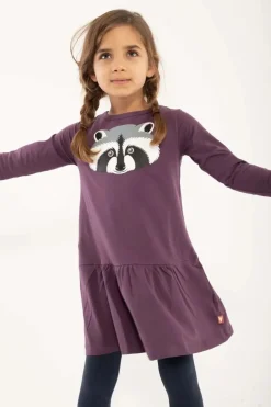 Dyrzanzi Dress Ls Grey Mauve Vaskebjoern