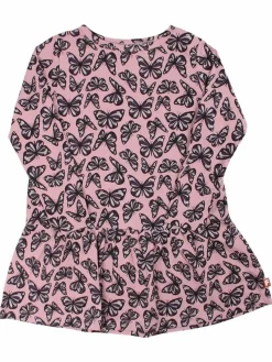 Dyrzanzi Dress Ls Vintage Rose Flutter Aop