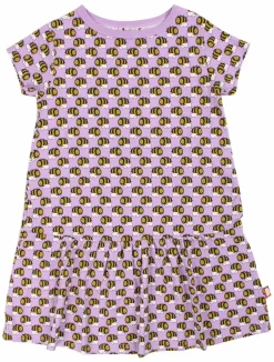 Dyrzanzi Ss Dress Aop/Strib Soft Viola Bier
