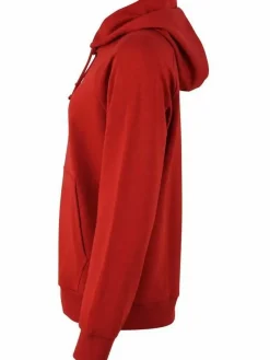 Ess - Organic Danemellow Hoodie Dk Rust