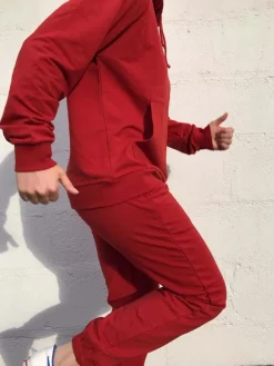 Ess - Organic Danemellow Hoodie Dk Rust