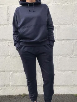 Ess - Organic Danemellow Hoodie Dk Navy
