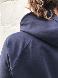 Ess - Organic Danemellow Hoodie Dk Navy