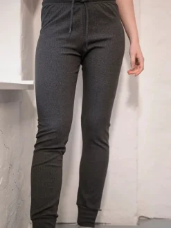 Ess - Organic Danesandvig Loungepants Dark Hthr Grey