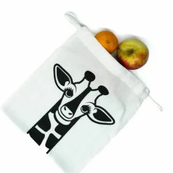 Fruit/Gift Bag Offwhite Giraf