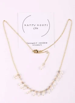Happy Hoop Cph Kiko Halskaede Guldfarvet/Off White