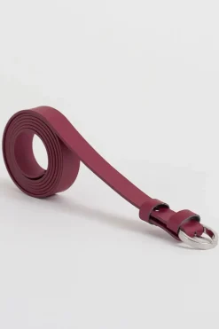 Labienhecha Leather Belt Wine