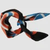 Les Belles Vagabondes Mini Silk Scarf 70'S Black