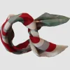 Les Belles Vagabondes Mini Silk Scarf 70'S Bordeaux