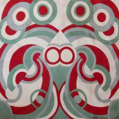 Les Belles Vagabondes Mini Silk Scarf 70'S Bordeaux