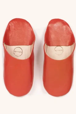 Marokkanske Babouche Tofler Burnt Orange