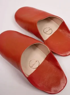 Marokkanske Babouche Tofler Burnt Orange