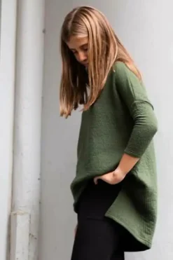 Mini Danecamino Tunic Dark Khaki