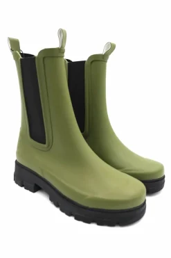 Nedbor Chunky Gummistøvler Green
