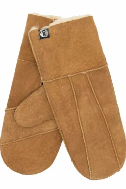 No Waste Sheepskin Gloves Chestnut