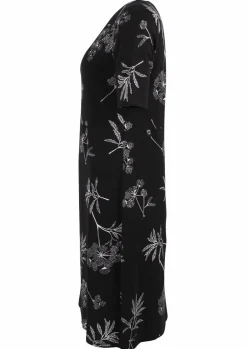 Organic - Danedaffodil Slub Dress Black Hemlock