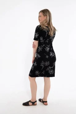 Organic - Danedaffodil Slub Dress Black Hemlock
