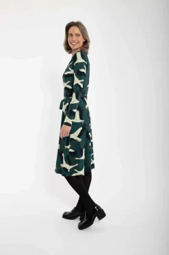 Organic - Danegudrun Interlock Dress Dark Duck Stork