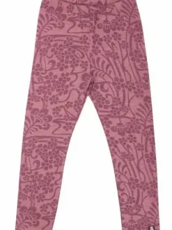Organic - Danekanel Leggings Gr Plum/Dawn Rose/Nouveau