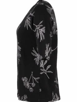 Organic - Danemanna Viscose Slub Tee Black Hemlock