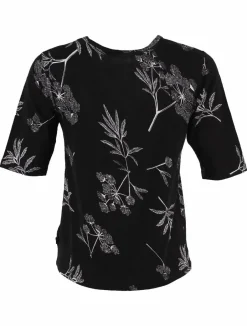 Organic - Danemanna Viscose Slub Tee Black Hemlock