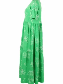 Organic - Danemarkise Slub Jersey Dress Spring Green Hemlock