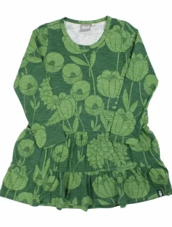 Organic - Danemiva Dress Warm Khaki/Fall Jungle Hortensia