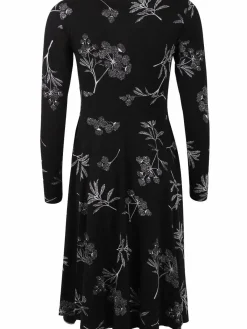 Organic - Danesigrid Viscose Slub Dress Black Hemlock