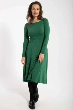 Organic - Danesigrid Viscose Dress Warm Khaki