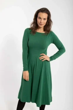 Organic - Danesigrid Viscose Dress Warm Khaki