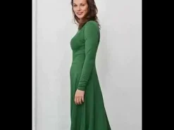 Organic - Danesigrid Viscose Dress Warm Khaki