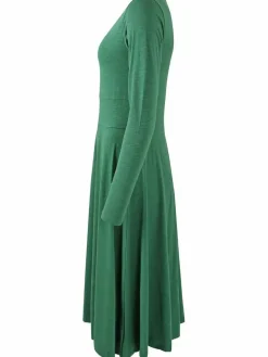 Organic - Danesigrid Viscose Dress Warm Khaki