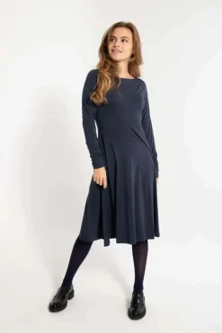 Organic - Danesigrid Viscose Dress Dk Navy