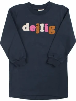 Organic - Danesweater Dress Dk Navy Dejlig