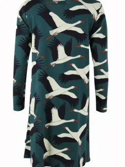 Organic - Danolivia Interlock Dress Dark Duck Stork