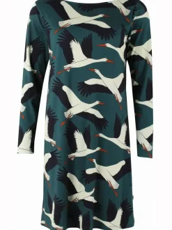 Organic - Danolivia Interlock Dress Dark Duck Stork