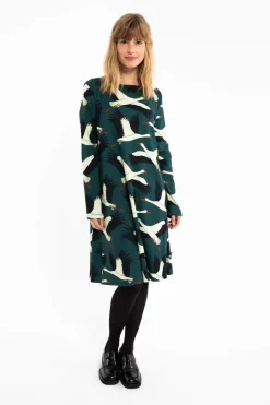 Organic - Danolivia Interlock Dress Dark Duck Stork