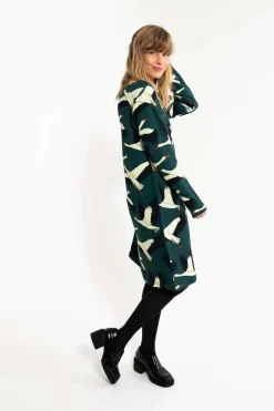Organic - Danolivia Interlock Dress Dark Duck Stork
