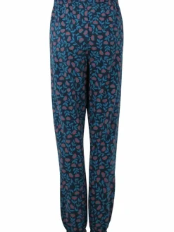 Organic - Kondi Sweatpants Dusty Blue Fleurie