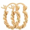 Pico Cph Andie Hoops Guldbelagt
