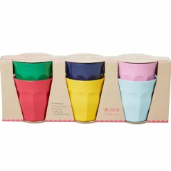 Rice Melamine Kop 6 Stk - Medium Favourite Colors