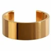 Scherning Cut Cuff Guldbelagt